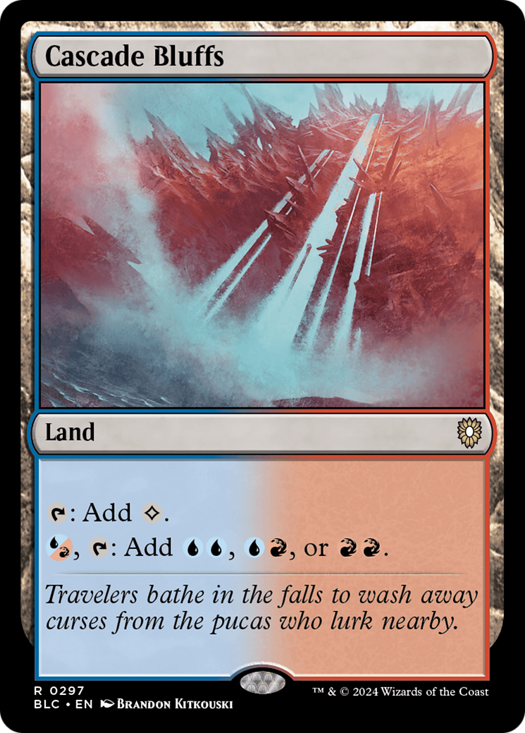 Cascade Bluffs (BLC-297) - Bloomburrow Commander