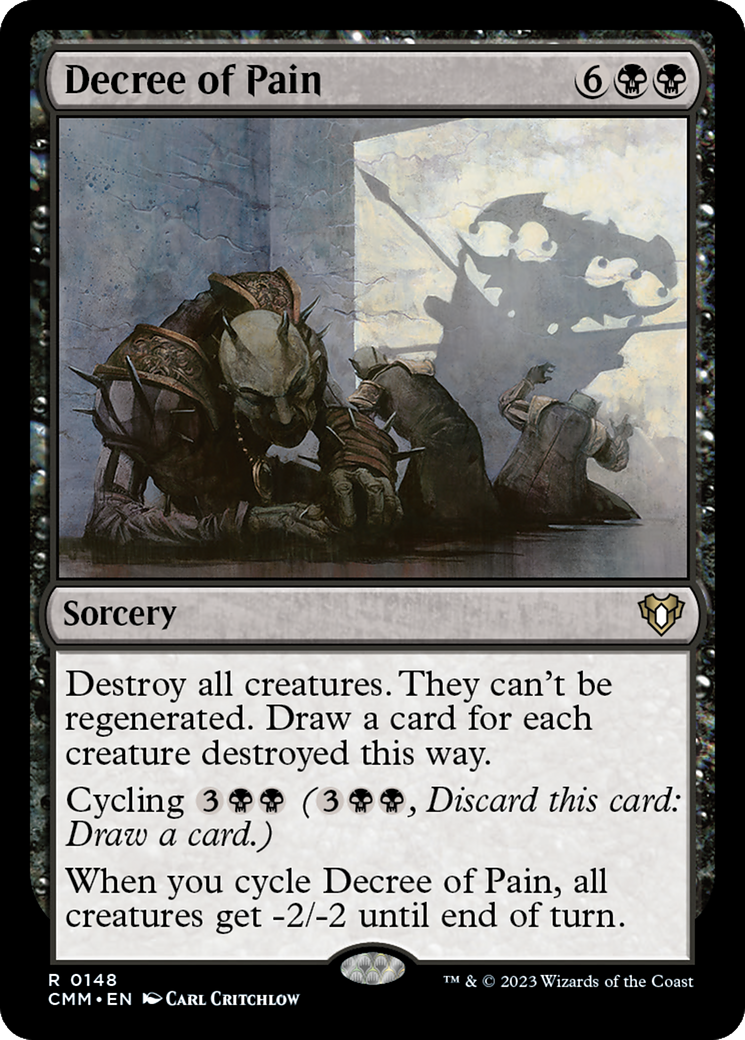 Decree of Pain (CMM-148) - Commander Masters Foil