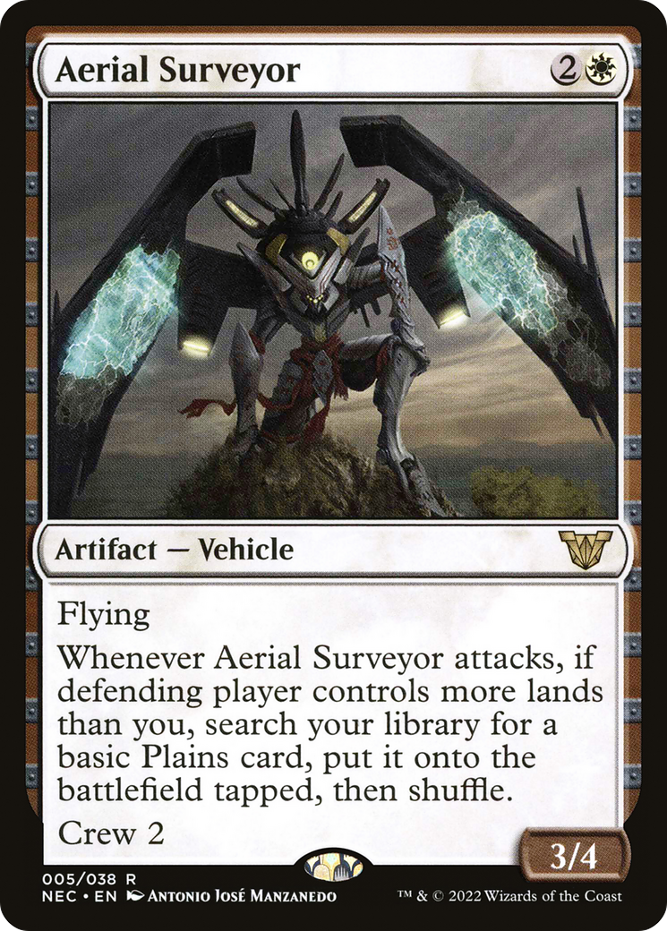 Aerial Surveyor (NEC-005) - Neon Dynasty Commander