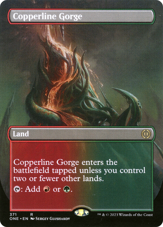 Copperline Gorge (ONE-371) - Phyrexia: All Will Be One (Borderless)