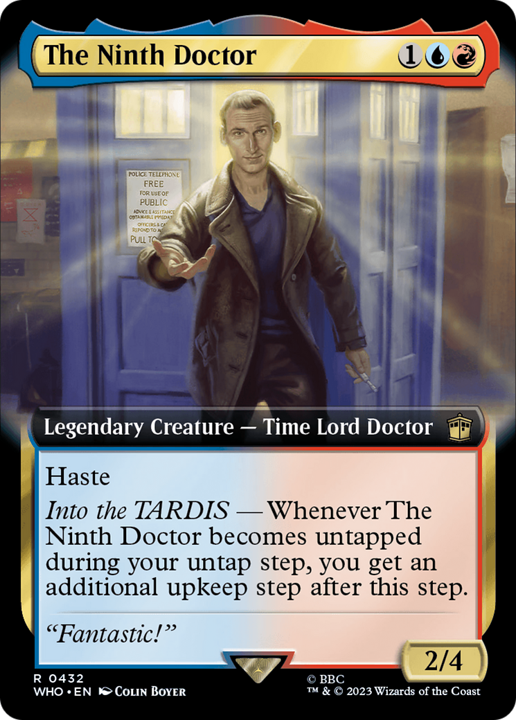 The Ninth Doctor (WHO-432) - Doctor Who: (Extended Art)