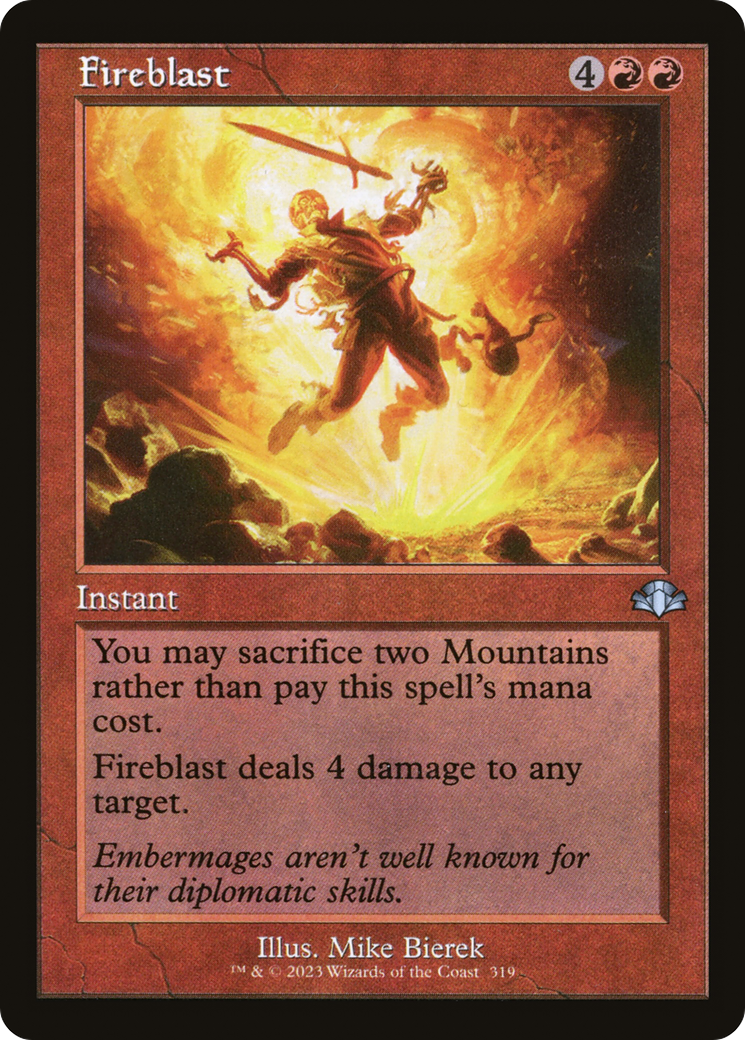 Fireblast (DMR-319) - Dominaria Remastered Foil