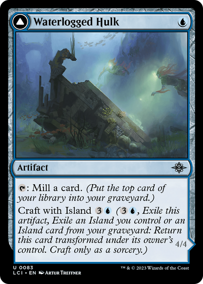 Waterlogged Hulk // Watertight Gondola (LCI-083) - The Lost Caverns of Ixalan