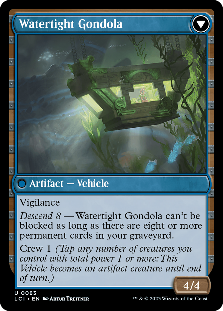 Waterlogged Hulk // Watertight Gondola (LCI-083) - The Lost Caverns of Ixalan