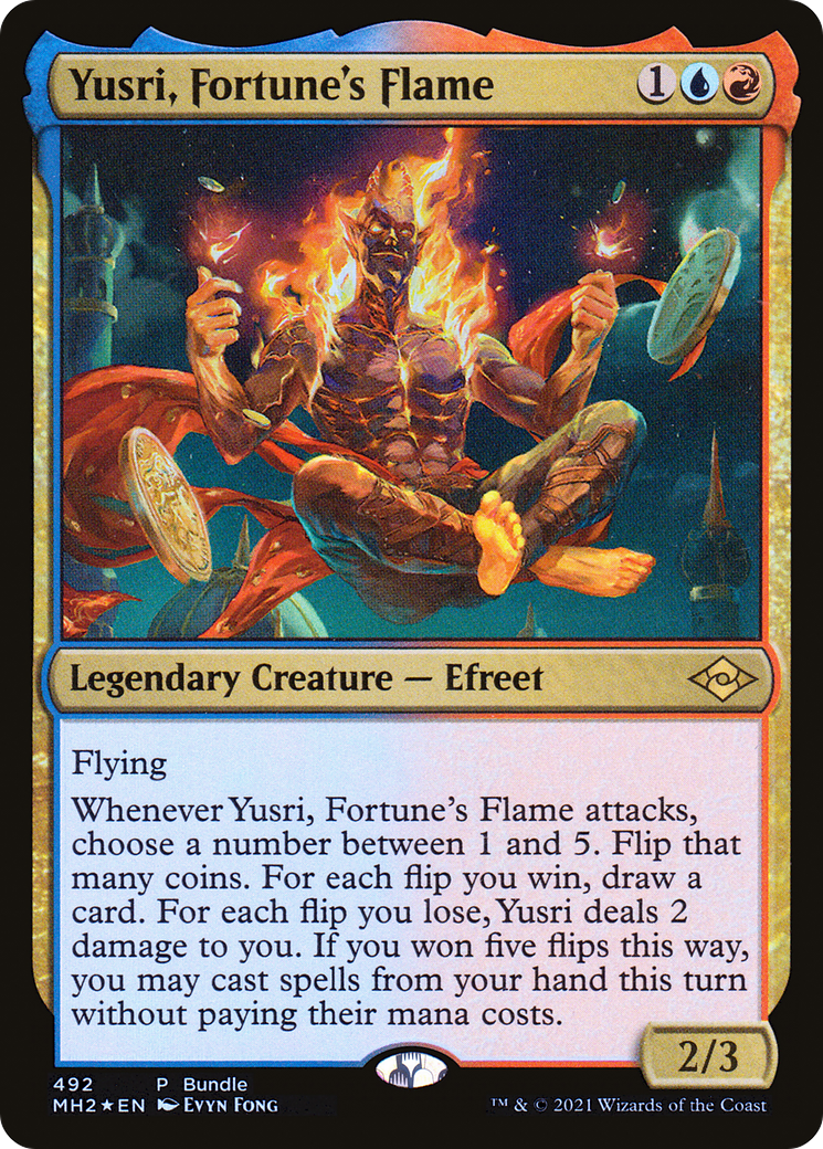Yusri, Fortune's Flame (UMP-492) - Modern Horizons 2 Foil