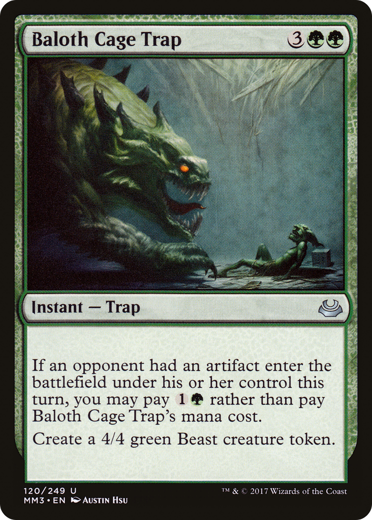 Baloth Cage Trap (MM3-120) - Modern Masters 2017