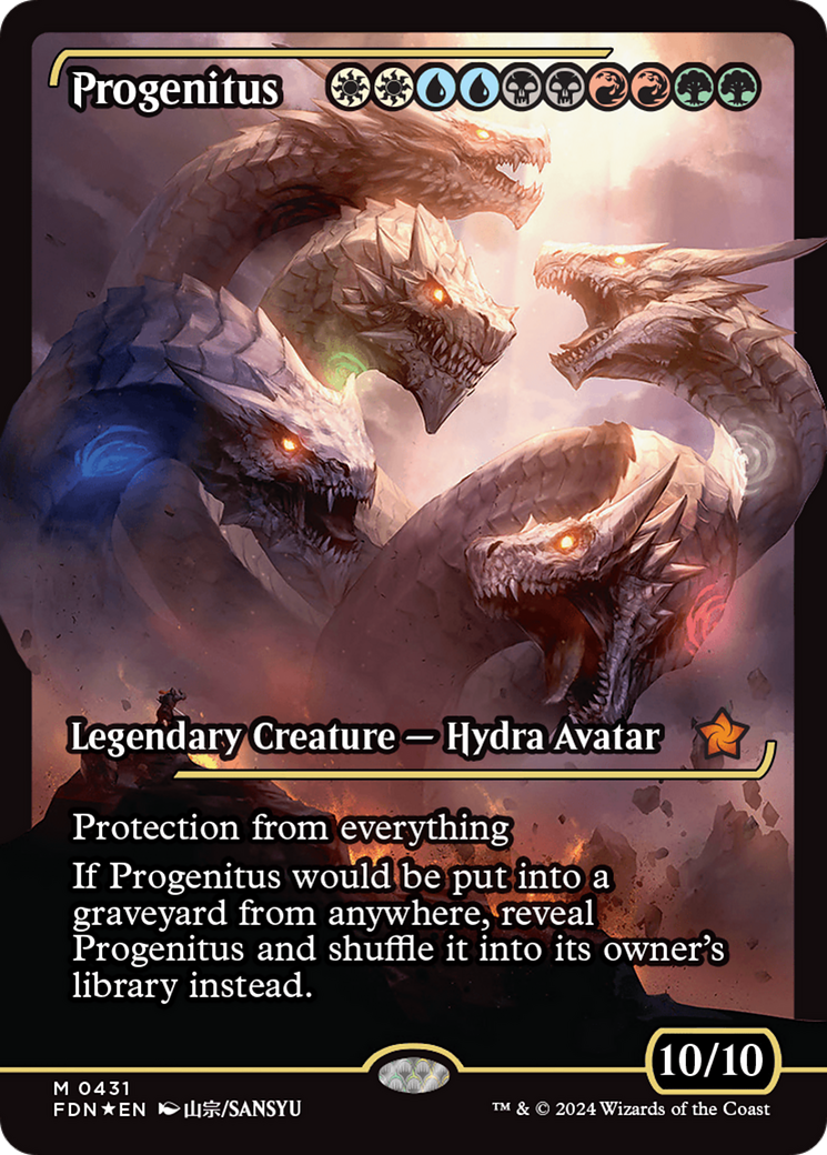 Progenitus (FDN-431) - Foundations: (Showcase) Foil