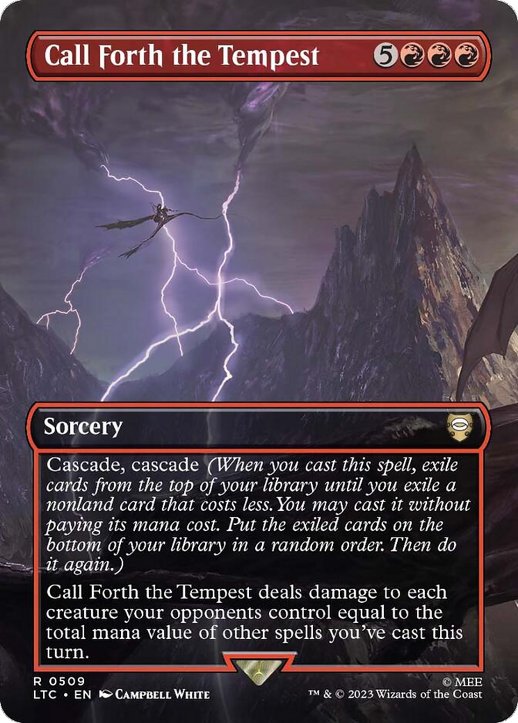 Call Forth the Tempest (LTC-509) - Tales of Middle-earth Commander (Borderless) Foil