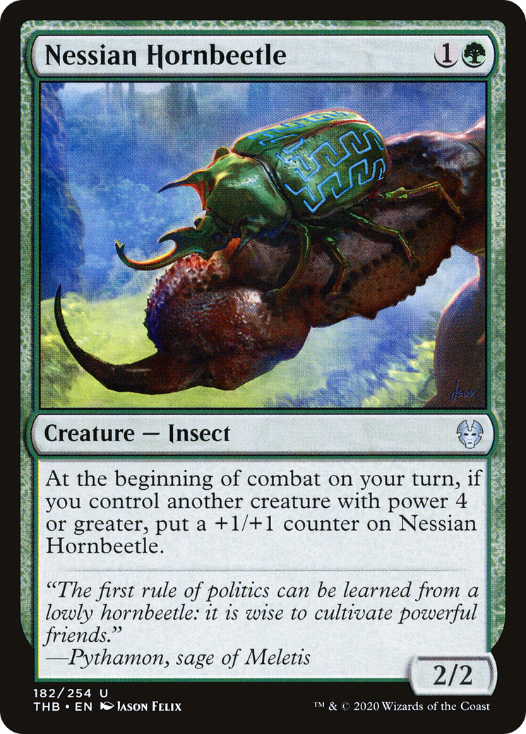 Nessian Hornbeetle (THB-182) - Theros Beyond Death Foil