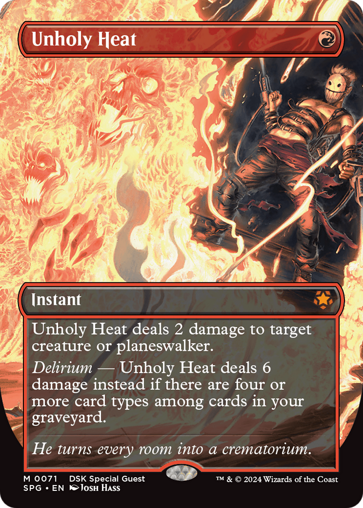 Unholy Heat (SPG-071) - Special Guests (Borderless) Foil