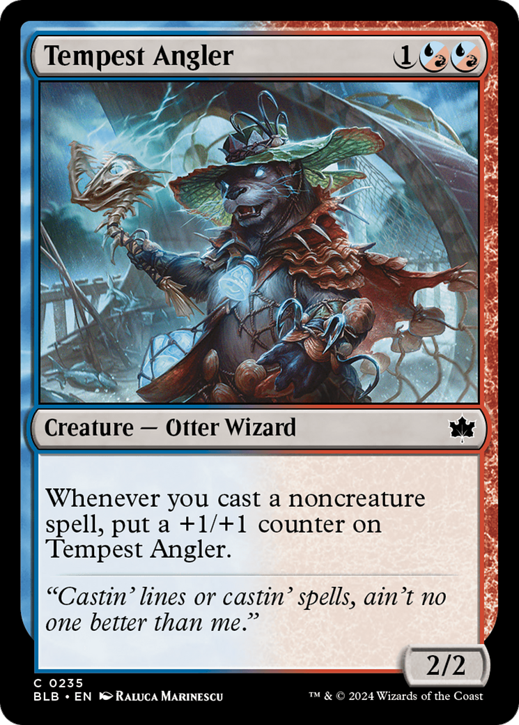 Tempest Angler (BLB-235) - Bloomburrow Foil