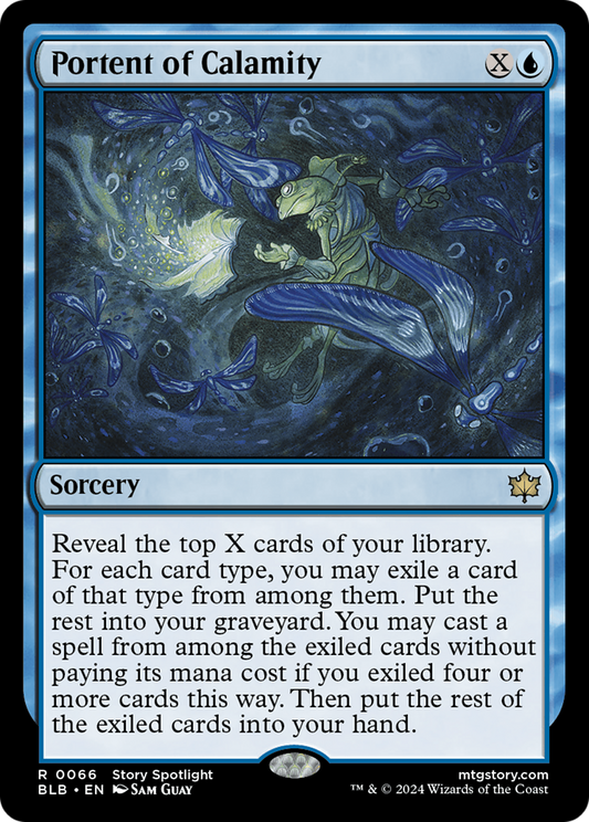 Portent of Calamity (BLB-066) - Bloomburrow Foil