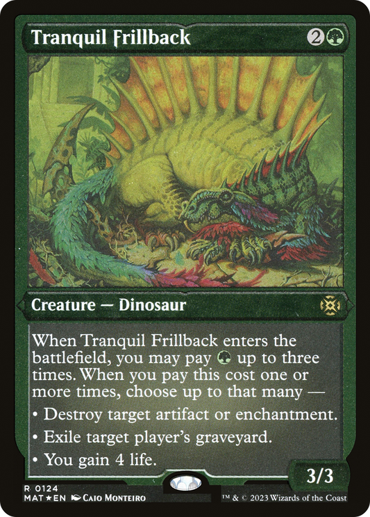 Tranquil Frillback (MAT-124) - March of the Machine: The Aftermath Etched Foil
