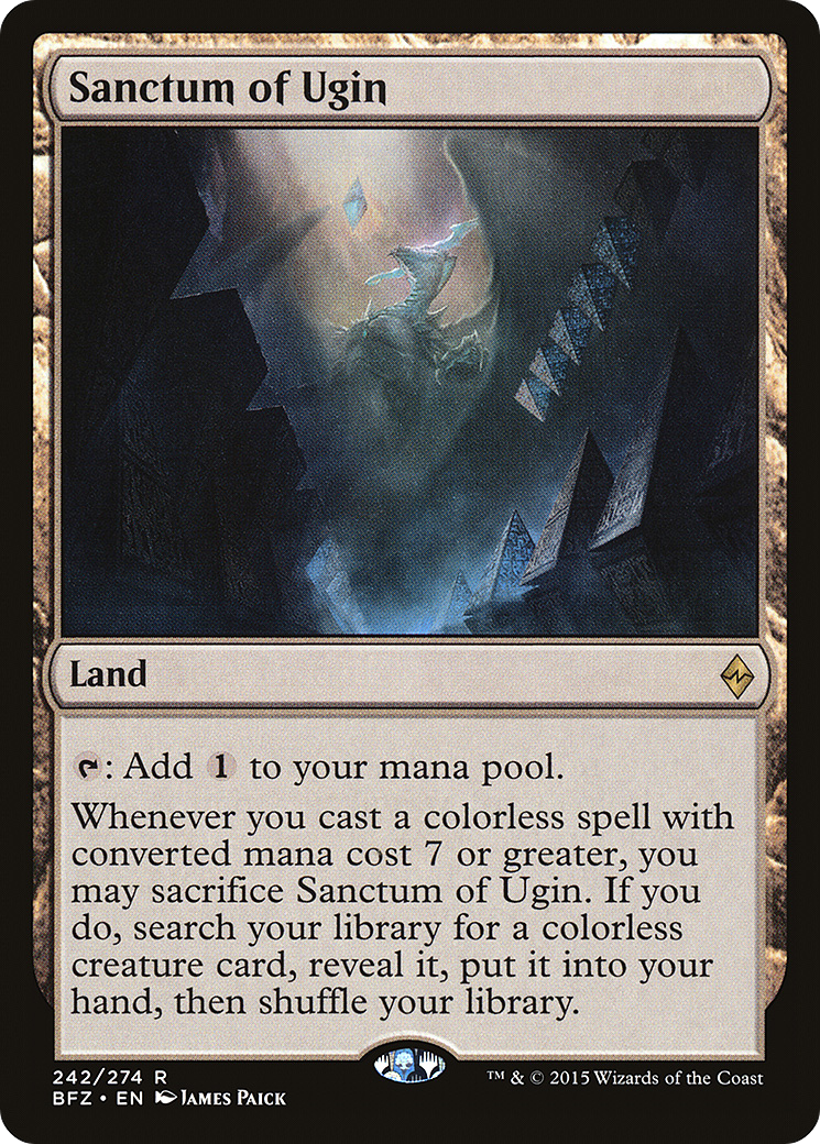 Sanctum of Ugin (BFZ-242) - Battle for Zendikar Foil