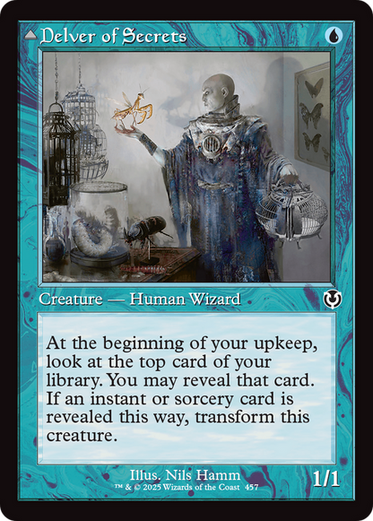 Delver of Secrets // Insectile Aberration (INR-457) - Innistrad Remastered