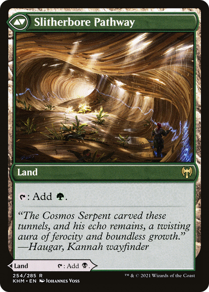 Darkbore Pathway // Slitherbore Pathway (KHM-254) - Kaldheim