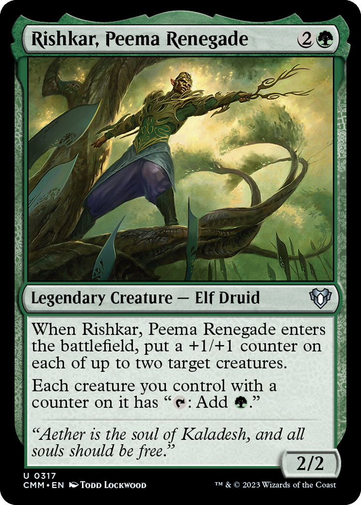Rishkar, Peema Renegade (CMM-317) - Commander Masters