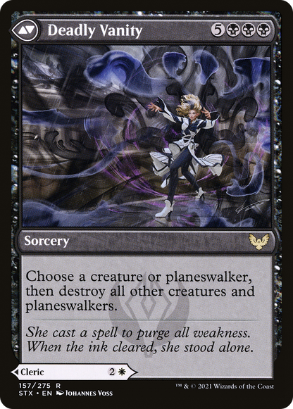 Selfless Glyphweaver // Deadly Vanity (STX-157) - Strixhaven: School of Mages