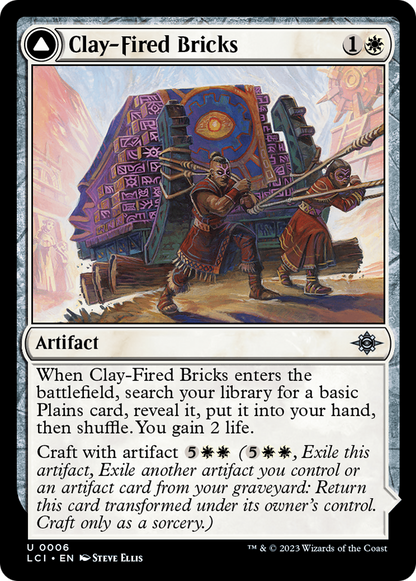 Clay-Fired Bricks // Cosmium Kiln (LCI-006) - The Lost Caverns of Ixalan Foil