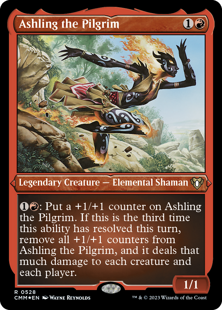 Ashling the Pilgrim (CMM-528) - Commander Masters Etched Foil