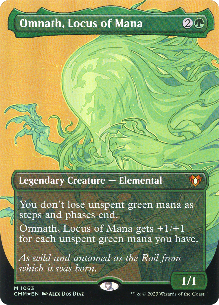 Omnath, Locus of Mana (CMM-1063) - Commander Masters (Borderless) Foil