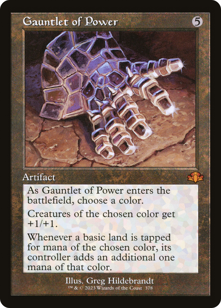 Gauntlet of Power (DMR-378) - Dominaria Remastered Foil