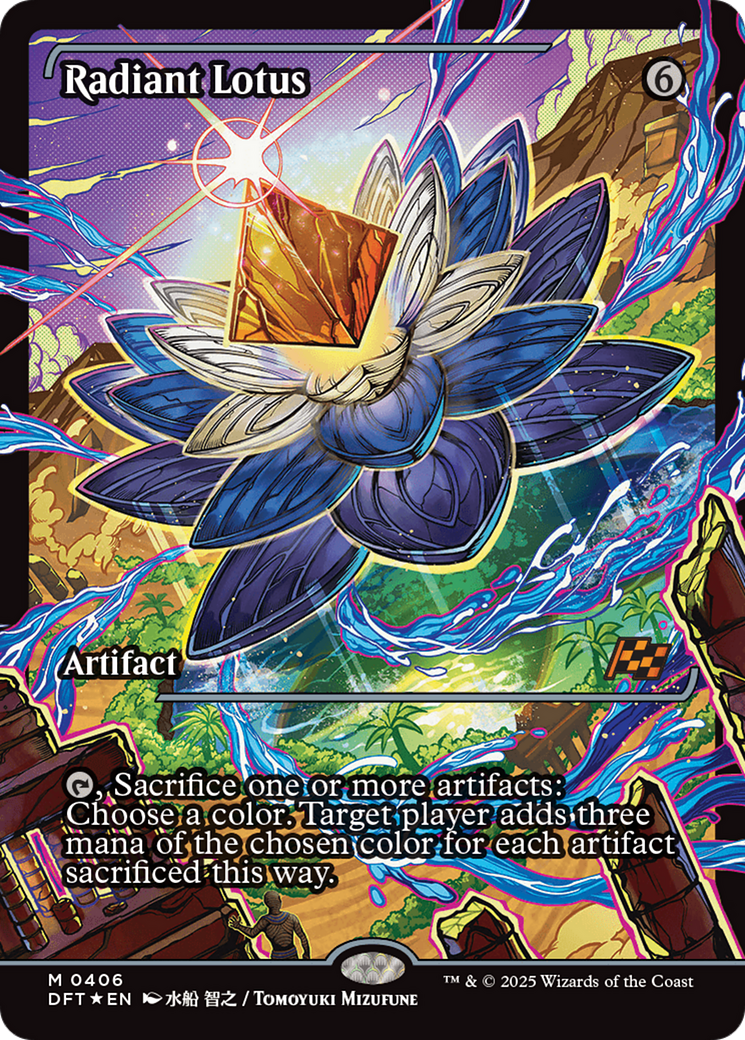 Radiant Lotus (DFT-406) - Aetherdrift: (Showcase) Foil