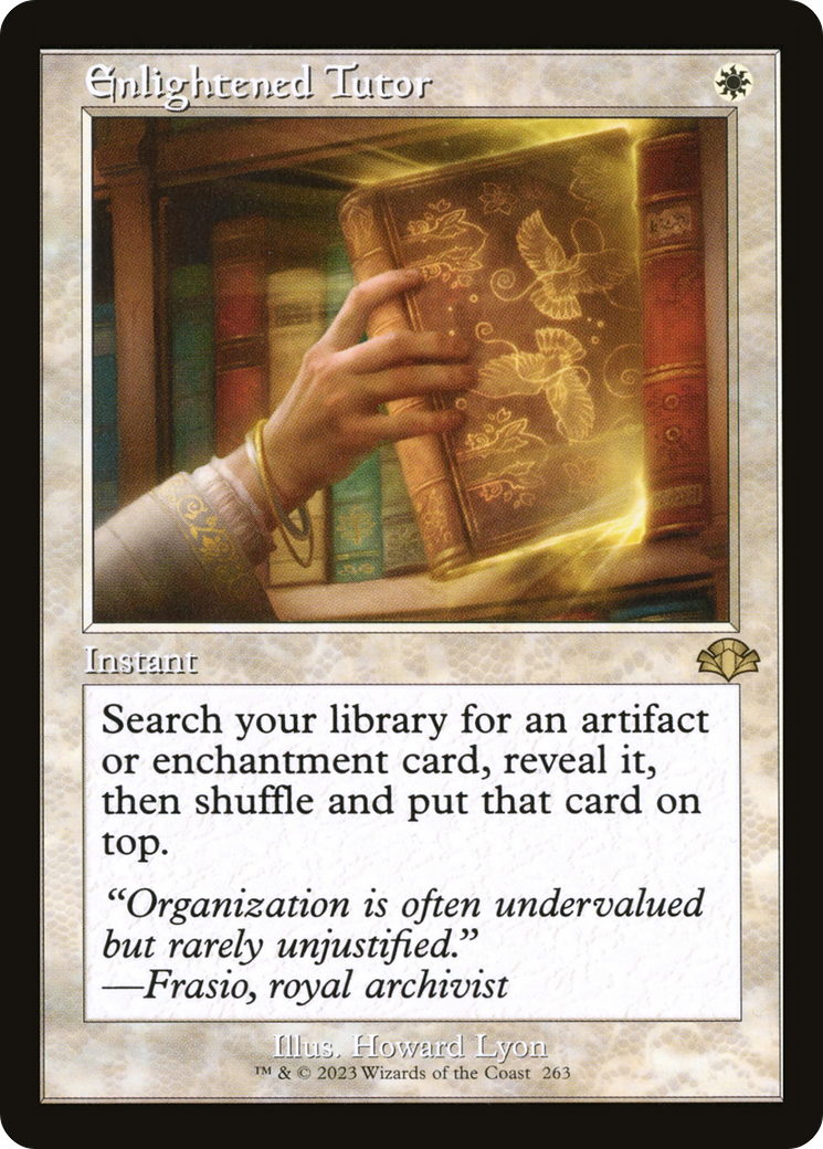 Enlightened Tutor (DMR-263) - Dominaria Remastered Foil