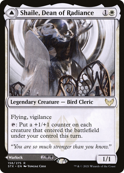 Shaile, Dean of Radiance // Embrose, Dean of Shadow (STX-158) - Strixhaven: School of Mages Foil