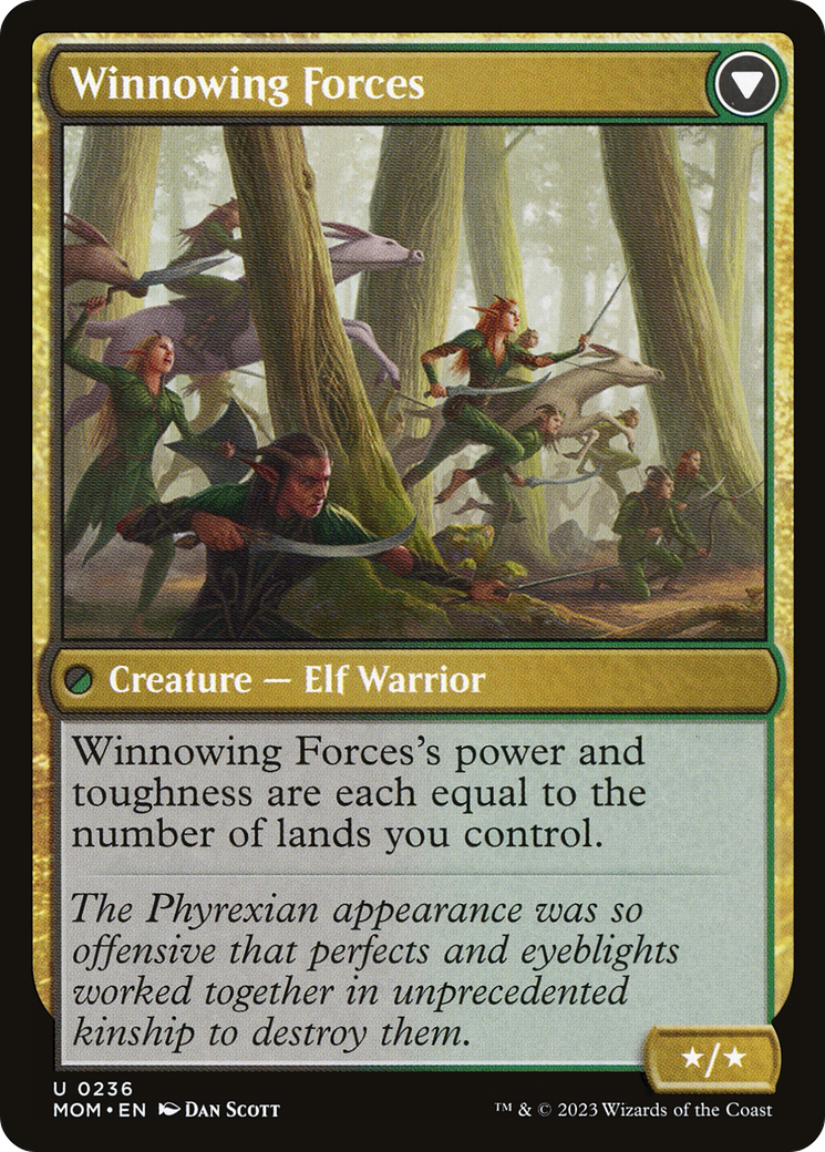Invasion of Lorwyn // Winnowing Forces (MOM-236) - March of the Machine