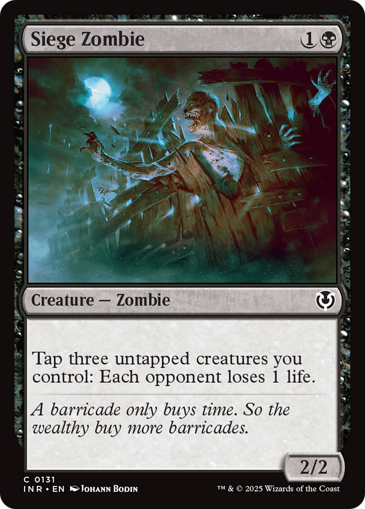 Siege Zombie (INR-131) - Innistrad Remastered