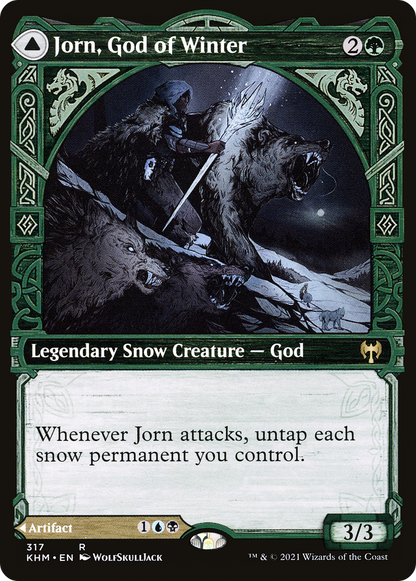 Jorn, God of Winter // Kaldring, the Rimestaff (KHM-317) - Kaldheim: (Showcase)