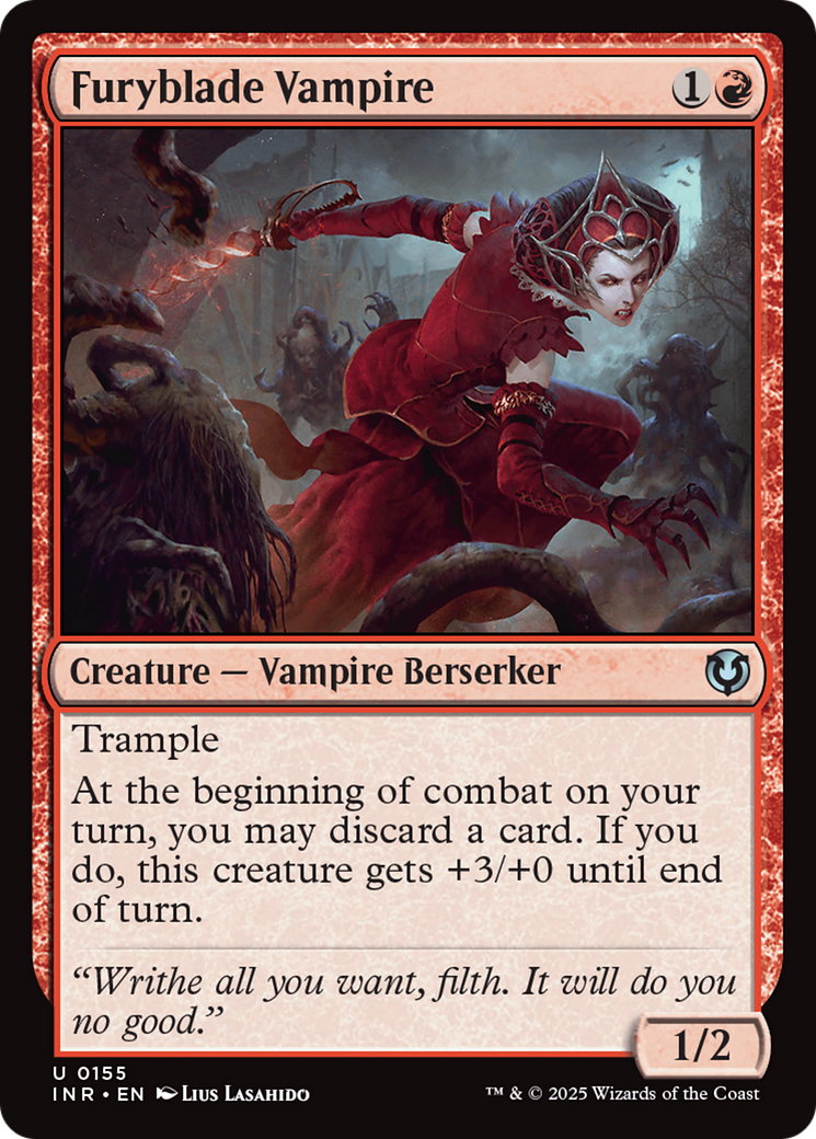 Furyblade Vampire (INR-155) - Innistrad Remastered Foil