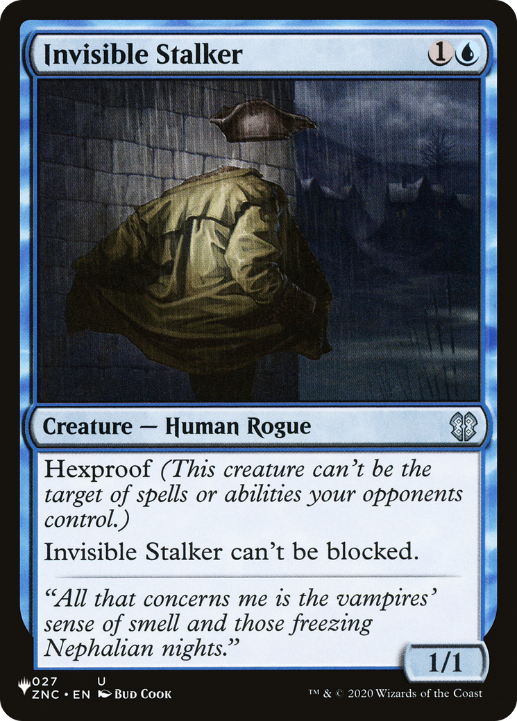 Invisible Stalker (LIST-ZNC-27) - The List
