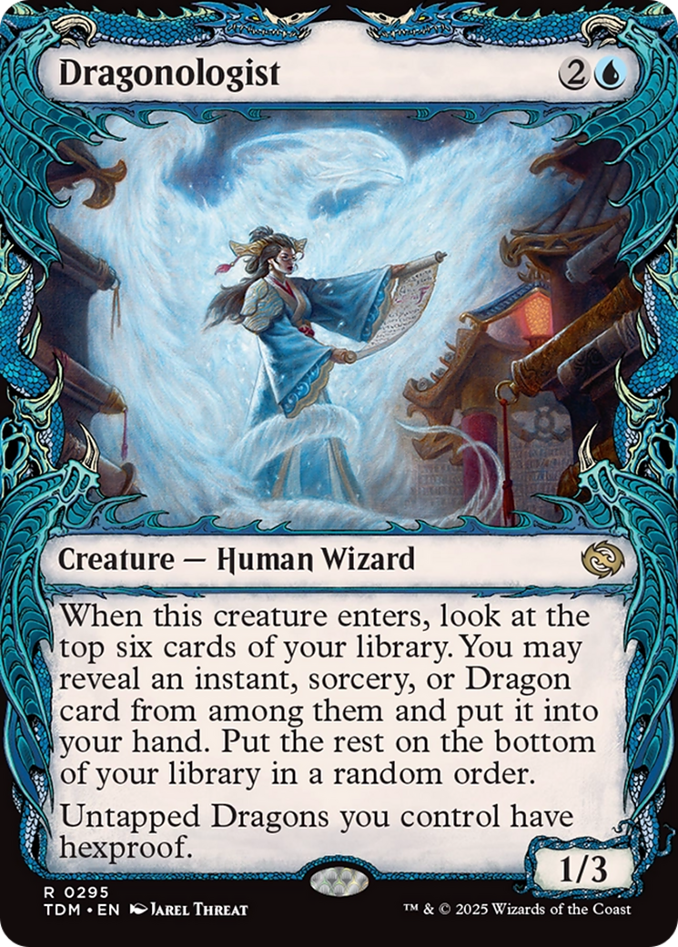 Dragonologist (TDM-295) - Tarkir: Dragonstorm: (Showcase)