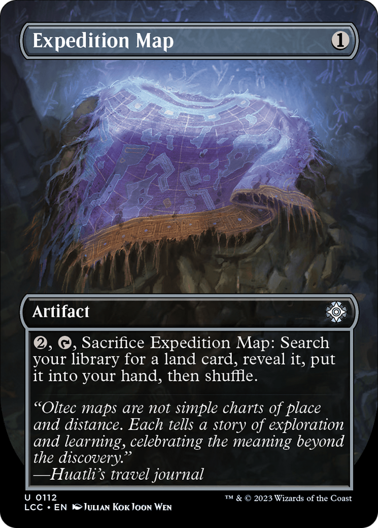 Expedition Map (LCC-112) - The Lost Caverns of Ixalan Commander (Borderless)