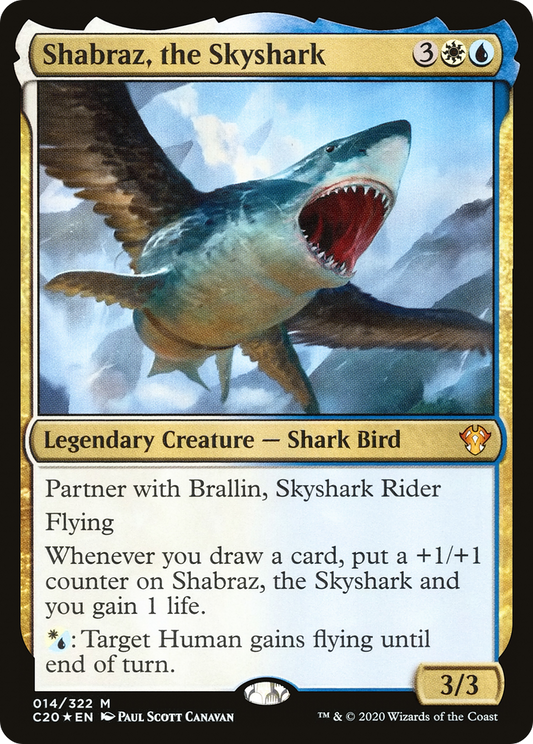 Shabraz, the Skyshark (C20-014) - Commander 2020 Foil