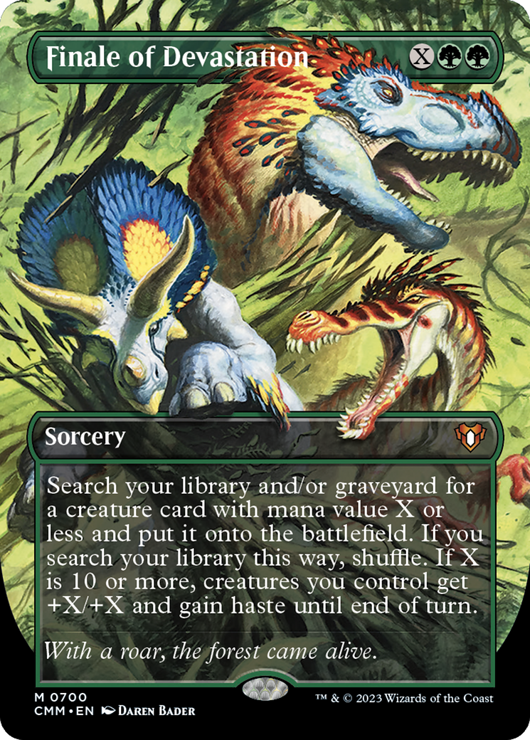 Finale of Devastation (CMM-700) - Commander Masters (Borderless) Foil