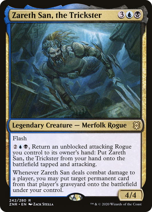 Zareth San, the Trickster (ZNR-242) - Zendikar Rising