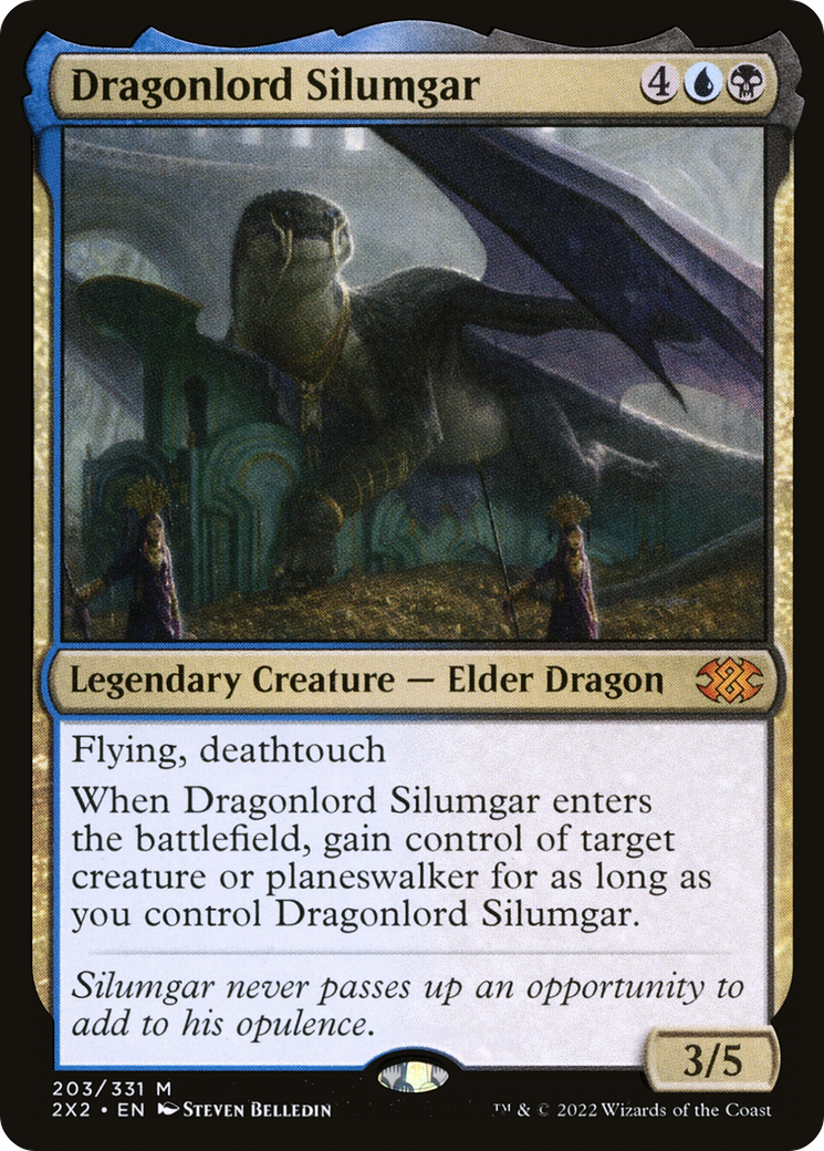 Dragonlord Silumgar (2X2-203) - Double Masters 2022 Foil