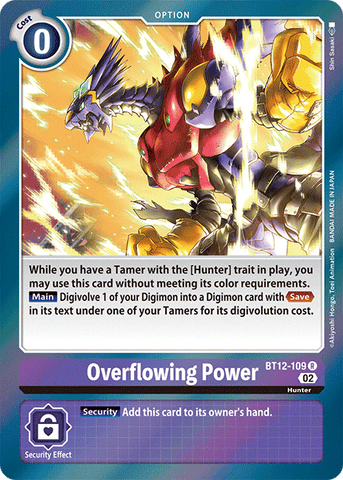 Overflowing Power / Rare / BT12