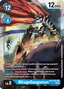 MirageGaogamon / Rare / BT13