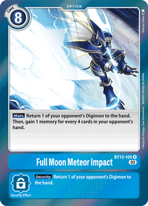 Full Moon Meteor Impact / Rare / BT13