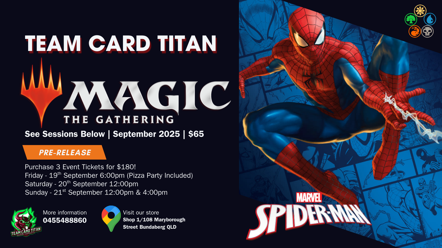 Magic the Gathering Pre-Release Entry x3