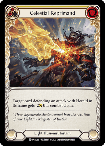 CELESTIAL REPRIMAND (YELLOW) / Common / DTD