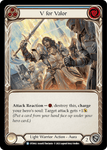 V FOR VALOR (BLUE) / Rare / DTD (FOIL)