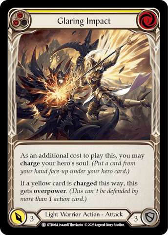 GLARING IMPACT (YELLOW) / Common / DTD (FOIL)