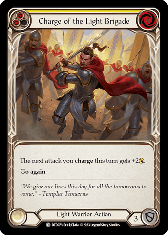 CHARGE OF THE LIGHT BRIGADE (YELLOW) / Common / DTD