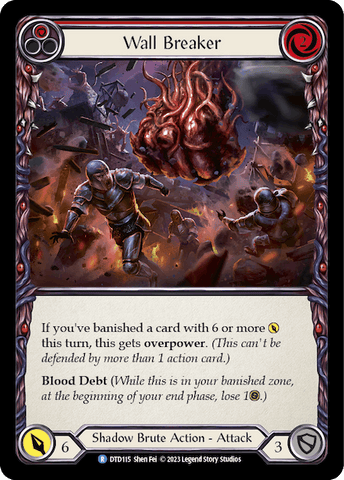 WALL BREAKER (RED) / Rare / DTD