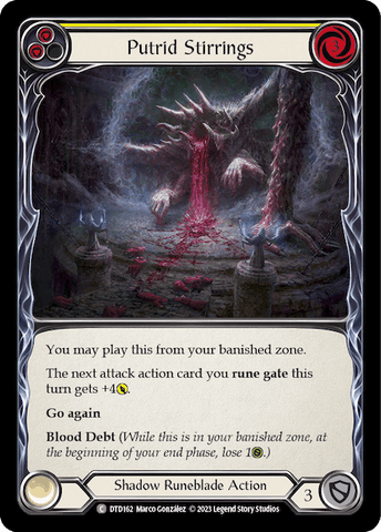 PUTRID STIRRINGS (YELLOW) / Common / DTD (FOIL)